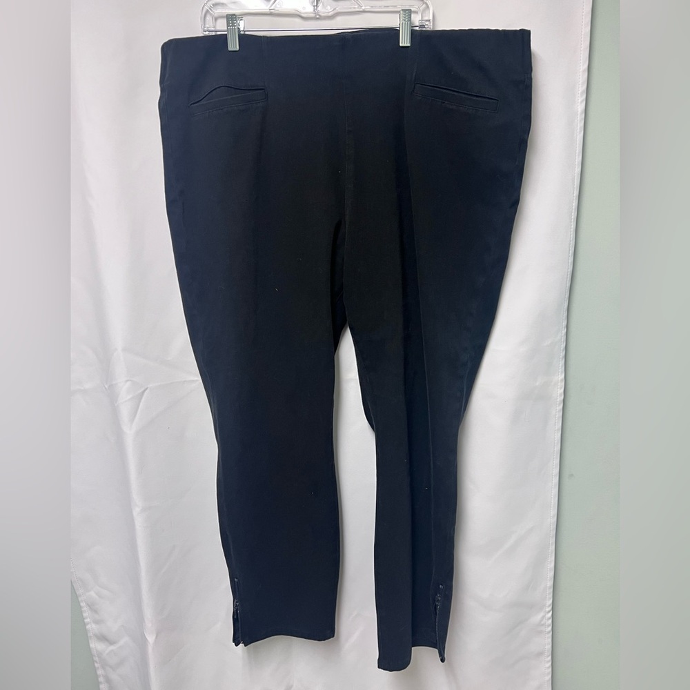 Soft Surroundings Black Pants 3x ankle zip